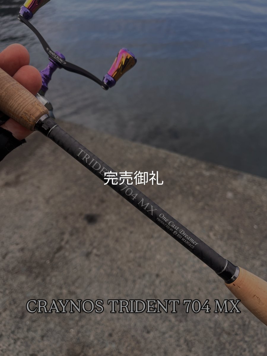 画像8: 合言葉限定 CRAYNOS TRIDENT 704 MX 【東レM46X】 (8)