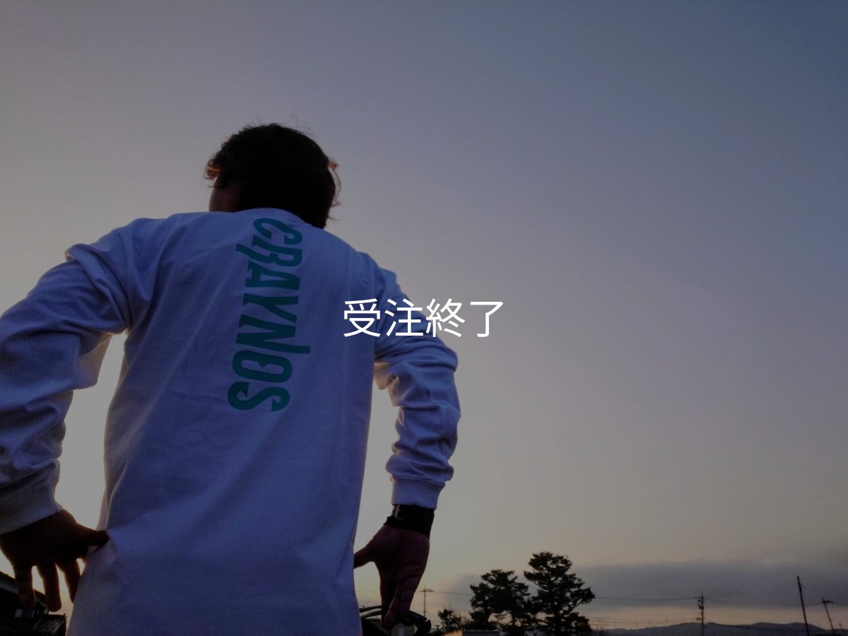 画像2: 受注生産  EGI MANIACS×CRAYNOS 綿ロンT (2)
