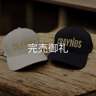 CRAYNOS ／エギマニロゴ /カーブメッシュ ストレッチCAP キャップ - EGI MANIACS