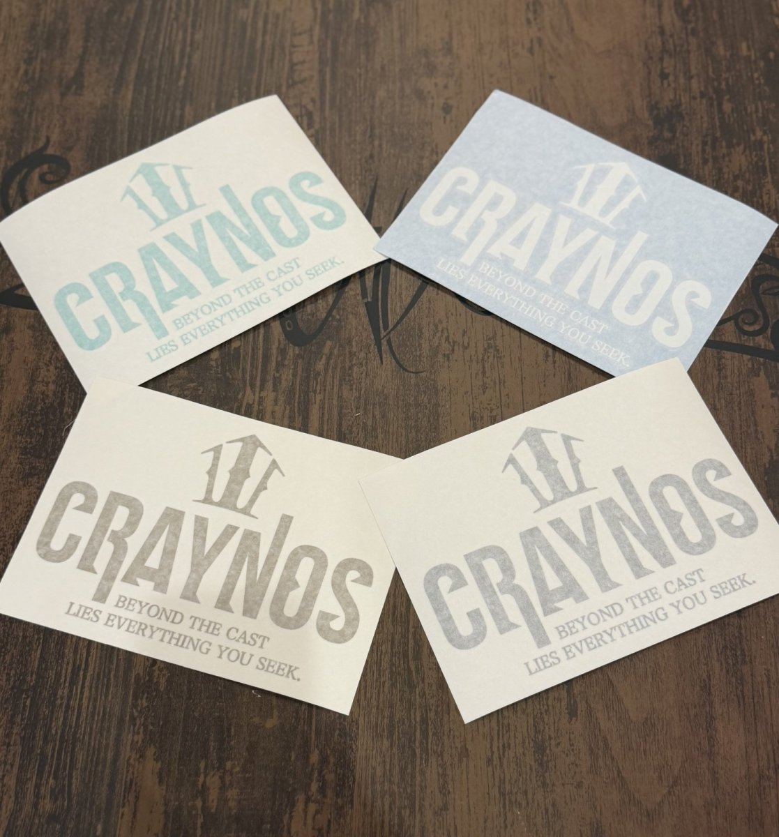 画像1: CRAYNOS カッティングステッカーW200 (1)