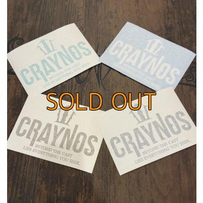 画像1: CRAYNOS カッティングステッカー4色