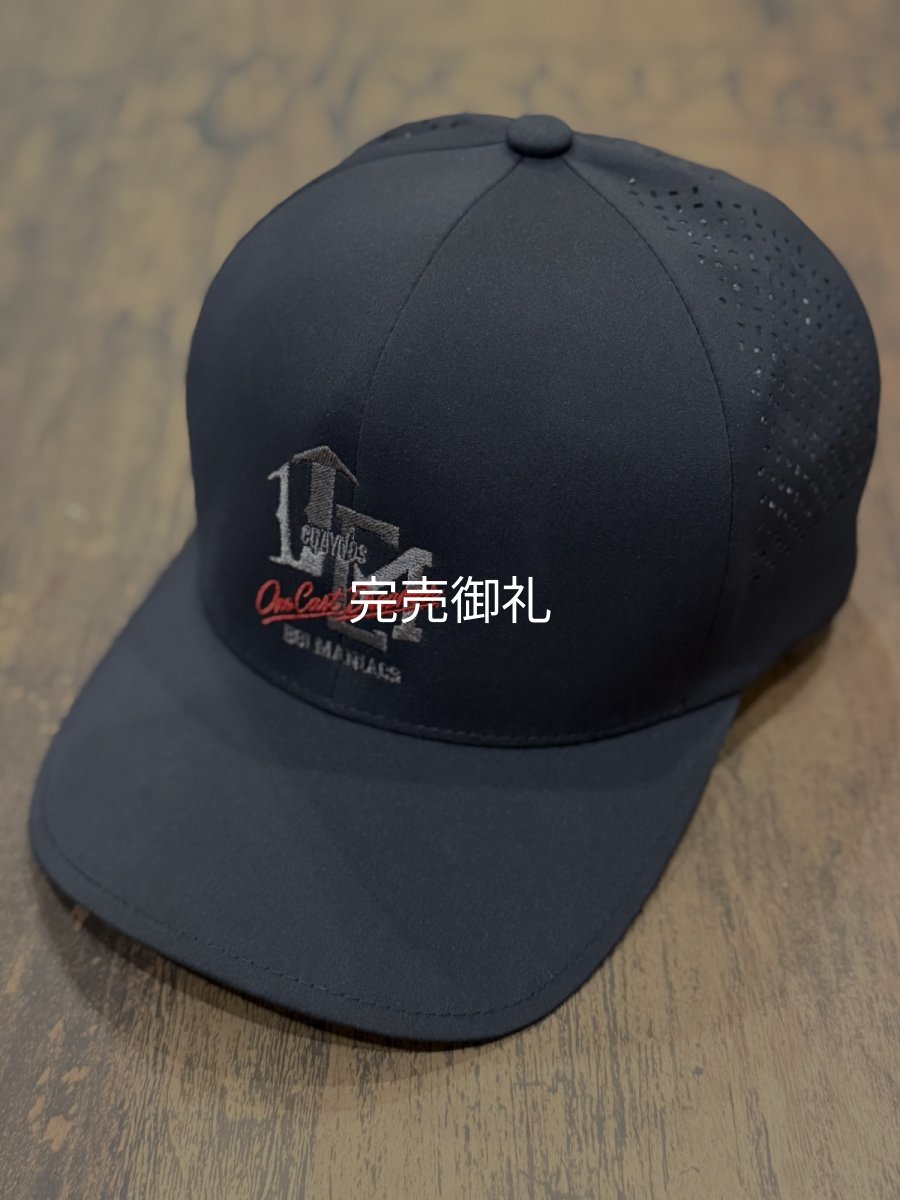画像2: ★送料無料★ツバ裏 Wネーム /カーブメッシュ ストレッチCAP (2)