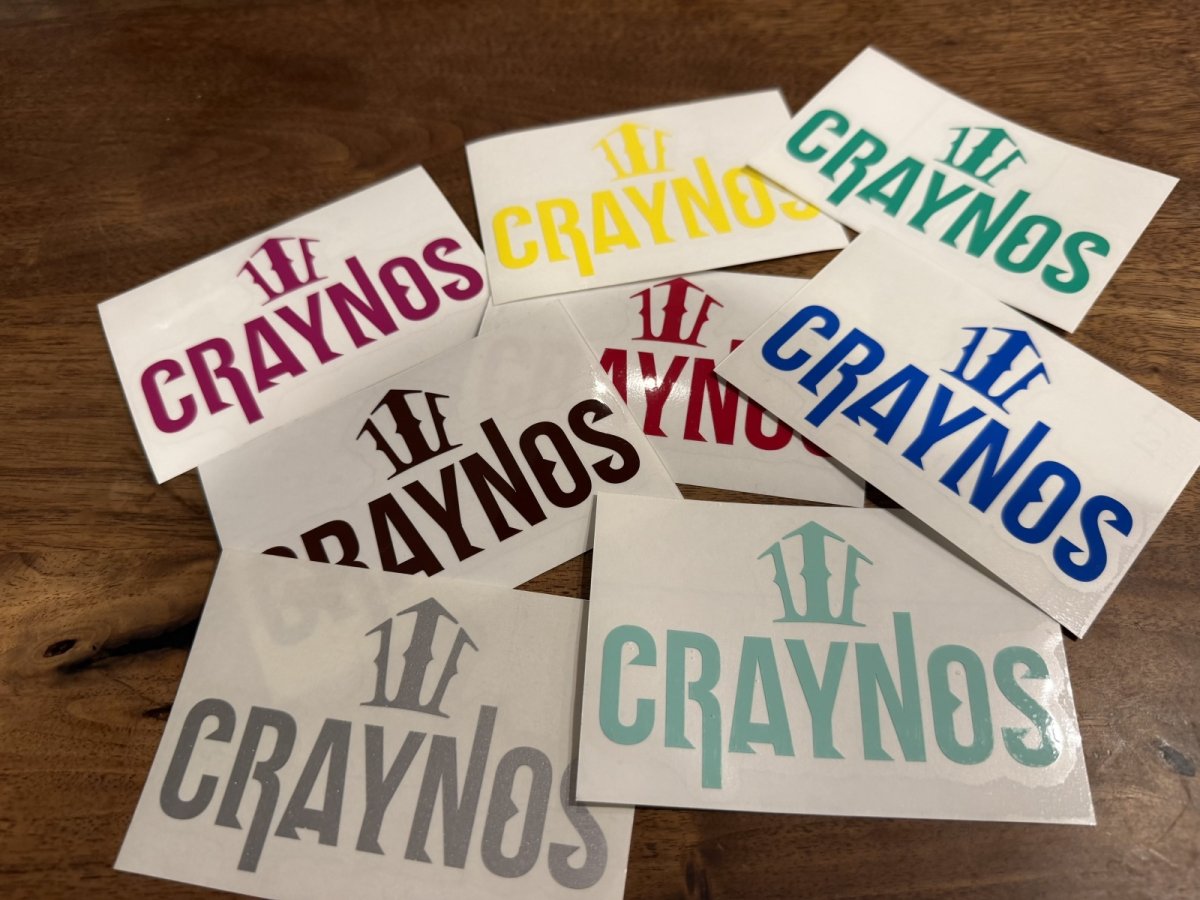画像3: 数量限定 【CRAYNOS】カッティングステッカーW110 (3)