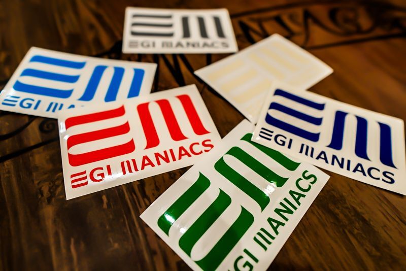 数量限定 【EM】カラフルカッティングステッカーW110