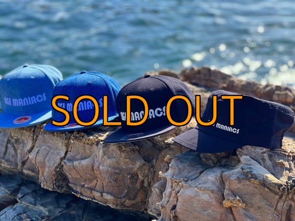 画像4: ★送料無料★エギマニ/3D刺繍デニムフラットCAP【ライトBLUEデニム】 (4)