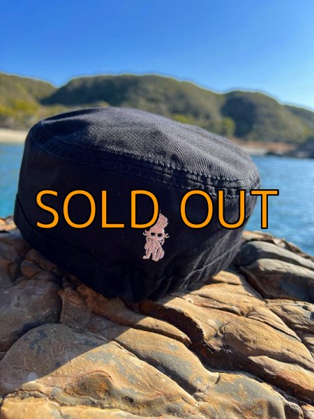 画像2: ★送料無料★エギマニ/アーミーワーク CAP【ブラック】 (2)