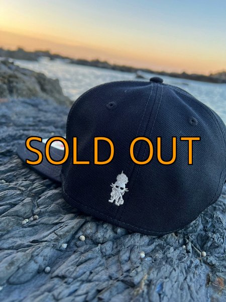 画像2: ★送料無料★エギマニ/3D刺繍OTTOフラットCAP【ブラック】 (2)