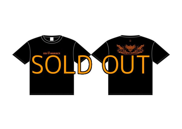 画像3: DRYシルキータッチ スクマニ×エギマニ『 烏賊TRIVAL/ORANGE 』BLACK (3)