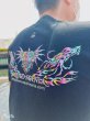 画像8: スクマニ×エギマニＴシャツ『 烏賊TRIVAL/Rainbow 』BLACK (8)