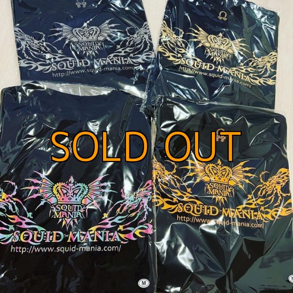 画像2: DRYシルキータッチ スクマニ×エギマニ『 烏賊TRIVAL/GOLD 』BLACK (2)