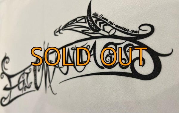 画像2: 受注生産 DRYシルキータッチ EGIMANIACS Anniversary モデル『 TRIVAL/ BLACK』WHITE (2)