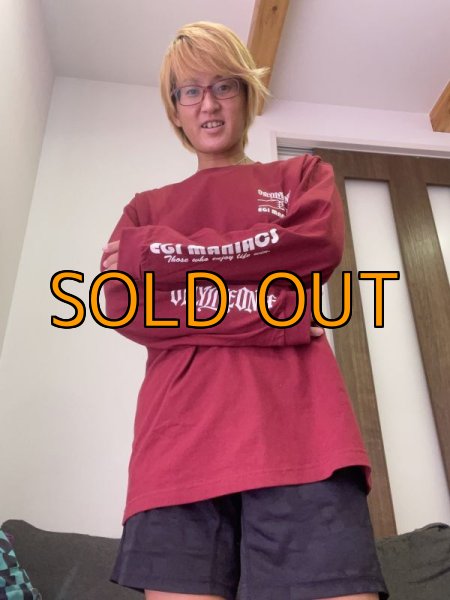 画像10: 受注生産  EGI MANIACS / ONLY LIVE ONCE 『 初コラボロンTシャツ』グータッチ (10)