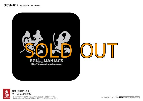 画像5: エギマニ HAND タオル (5)