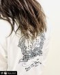 画像1: 受注生産  EGI MANIACS 『イカリ波ロゴ』シルキーロングTシャツ (1)