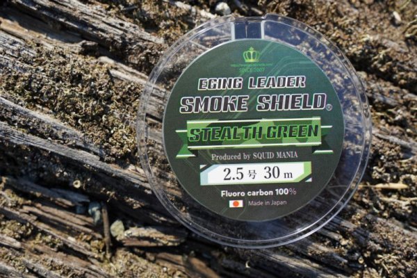 画像6: 【STEALTH GREEN】SMOKE SHIELDショックリーダー30m/ 1.75号〜3.0号エギマニ特注 (6)