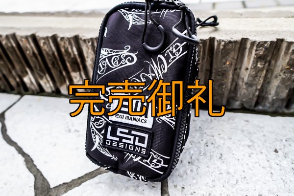 画像1: 特注仕様 L.S.D.×EGI MANIACS フィッシングポーチM/ダブル (1)