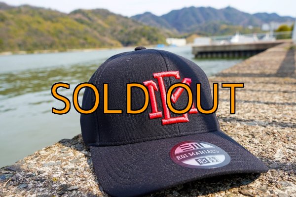 画像3: ★送料無料★エギマニ EMクロスロゴ 3D刺繍/撥水ストレッチキャップ (3)