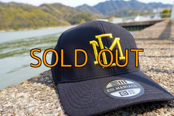 画像4: ★送料無料★エギマニ EMクロスロゴ 3D刺繍/撥水ストレッチキャップ (4)