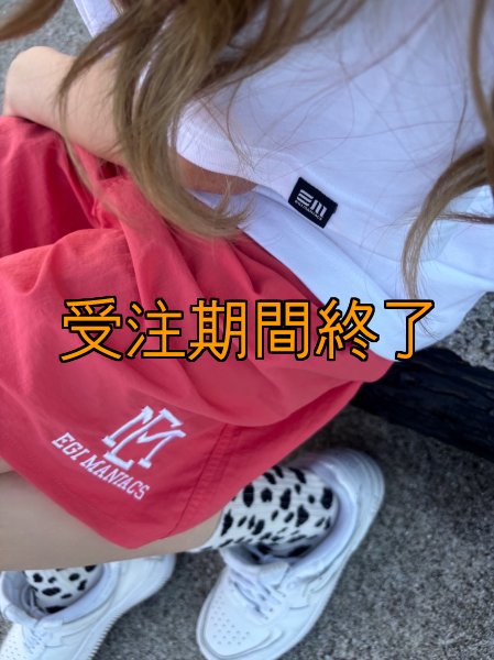 画像4: 受注生産 初ショート丈 立体刺繍EMクロスハーフパンツ (4)