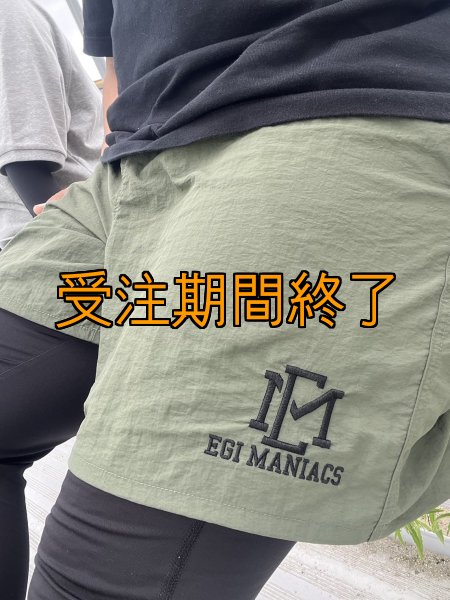 画像16: 受注生産 初ショート丈 立体刺繍EMクロスハーフパンツ (16)