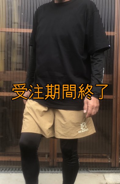 画像5: 受注生産 初ショート丈 立体刺繍EMクロスハーフパンツ (5)