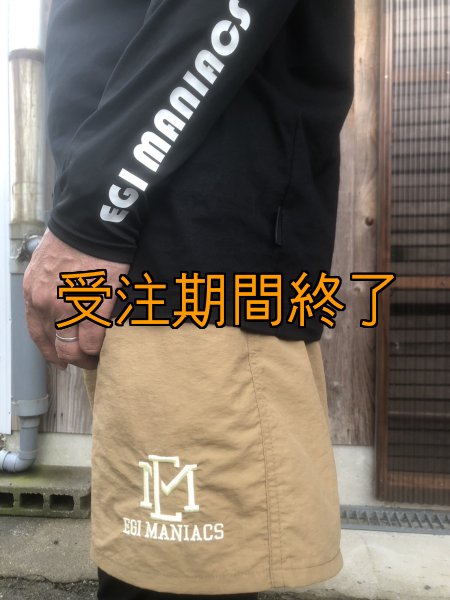 画像14: 受注生産 初ショート丈 立体刺繍EMクロスハーフパンツ (14)