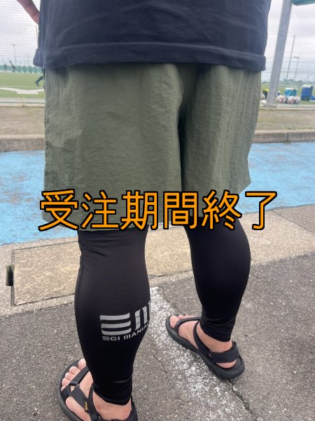 画像15: 受注生産 初ショート丈 立体刺繍EMクロスハーフパンツ (15)