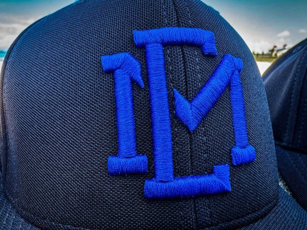 画像3: ★送料無料★EMクロス3D刺繍ストレッチ/カーブCAP (3)