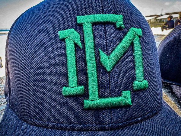 画像9: ★送料無料★EMクロス3D刺繍ストレッチ/カーブCAP (9)