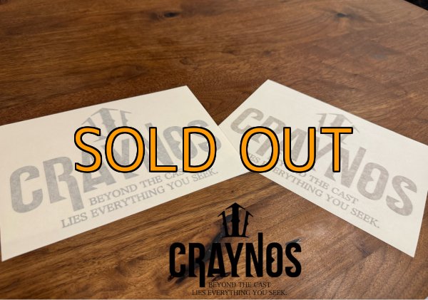 画像1: 数量限定 【CRAYNOS】カッティングステッカー (1)