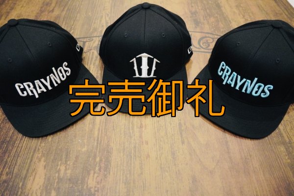 画像1: ★送料無料★CRAYNOS  3D刺繍/フラットストレッチキャップ (1)