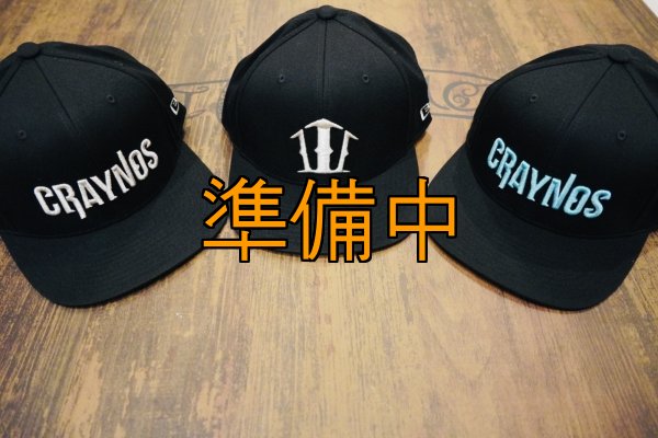画像1: ★送料無料★CRAYNOS  3D刺繍/フラットストレッチキャップ (1)