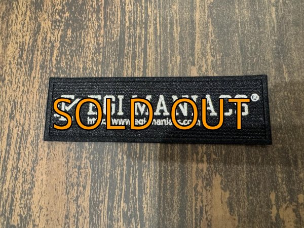 画像1: EGIMANIACSワッペン/W130/H40[アイロン圧着加工のり付] (1)