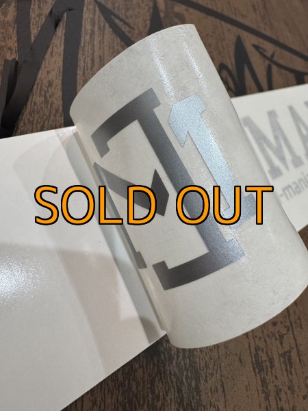 画像2: 【エギマニ】カッティングステッカー/W300/SILVER (2)