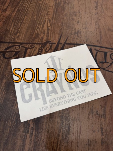 画像1: 【CRAYNOS】カッティングステッカー/SILVER (1)