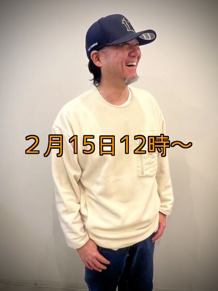 画像4: 【受注生産商品】  CRAYNOS クルーネックフリース (4)