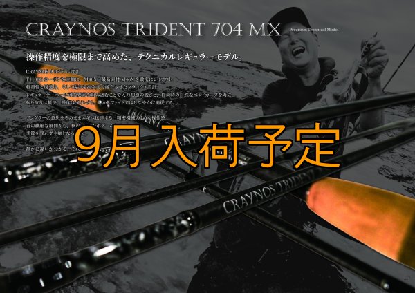 画像1: CRAYNOS TRIDENT 704 MX【東レ  M46X】CORK (1)