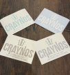 画像1: CRAYNOS カッティングステッカー4色 (1)