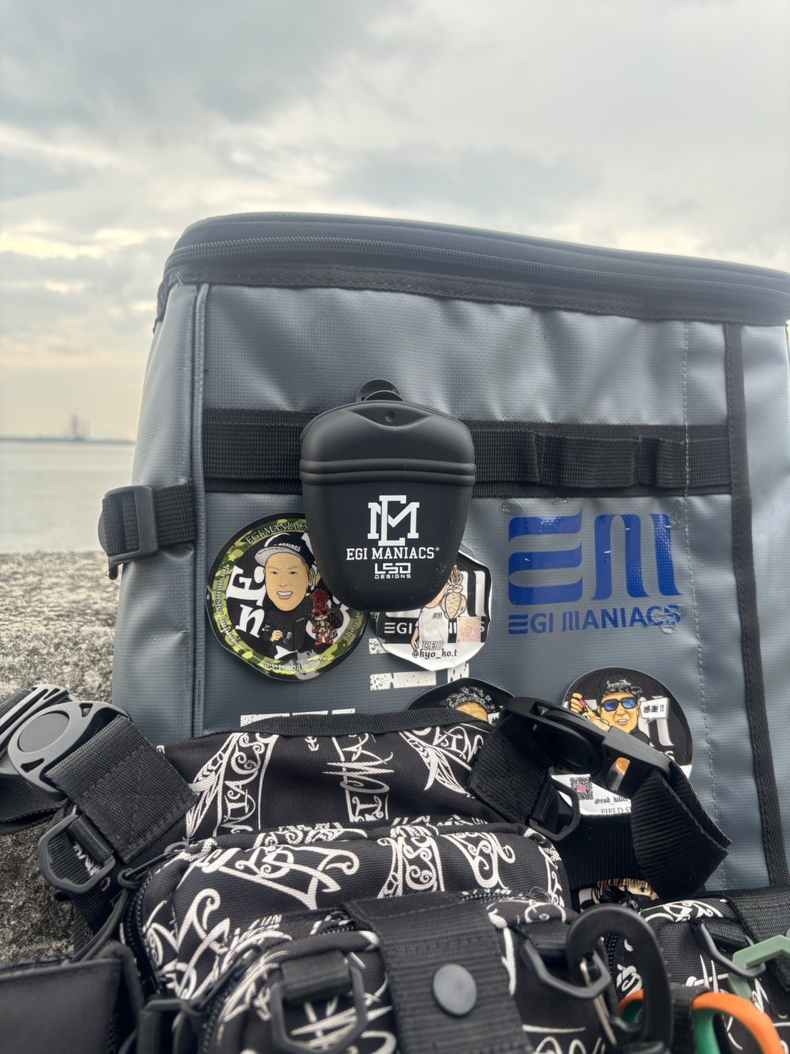 特注仕様 L.S.D.×EGI MANIACS クズポーチJr. - 大阪エギング