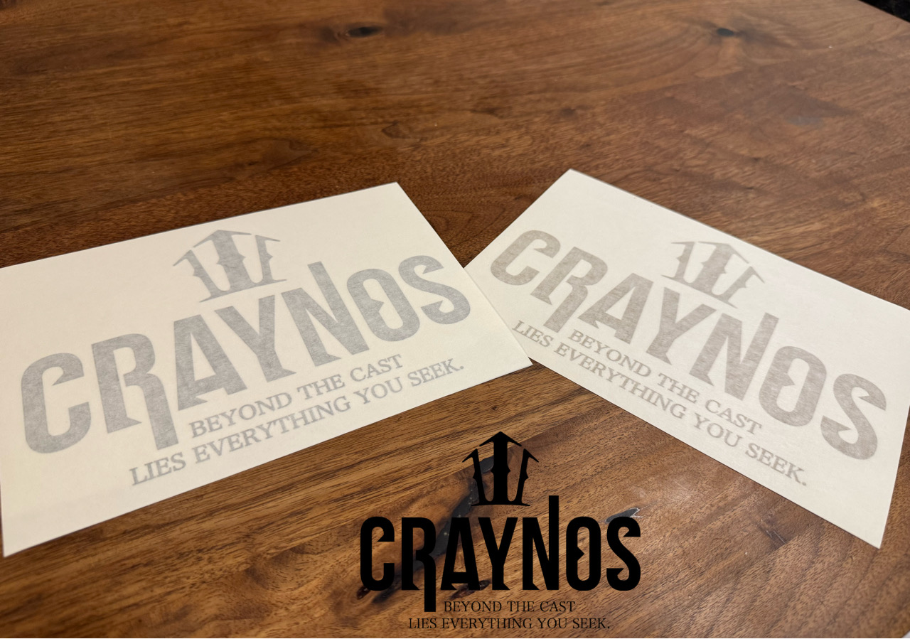 数量限定 【CRAYNOS】カッティングステッカー - 大阪エギング